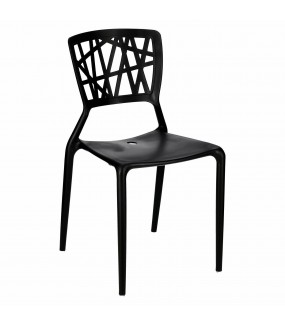 Krzesło BUSH czarne do salonu w stlyu nowoczesnym, klasycznym oraz skandynawskim.