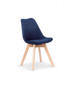 Krzesło Katania granatowe do salonu w stylu skandynawskim oraz nowoczesnym.