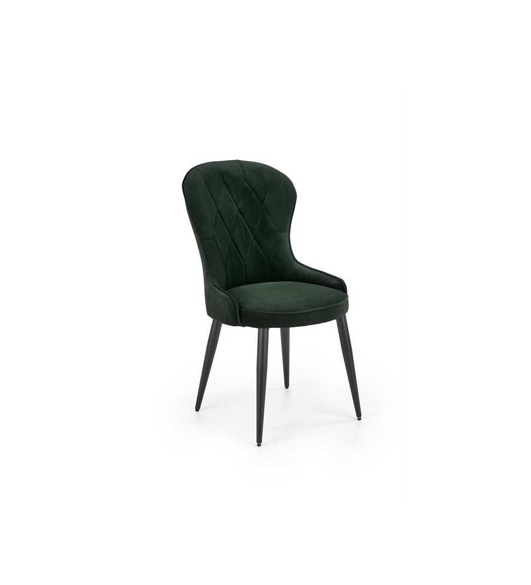 Krzesło Bella ciemnozielone