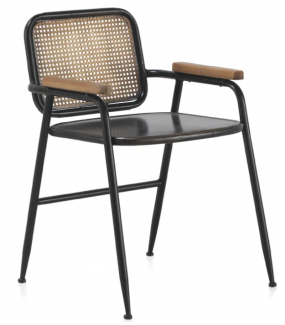Krzesło ZOE 75 cm czarne