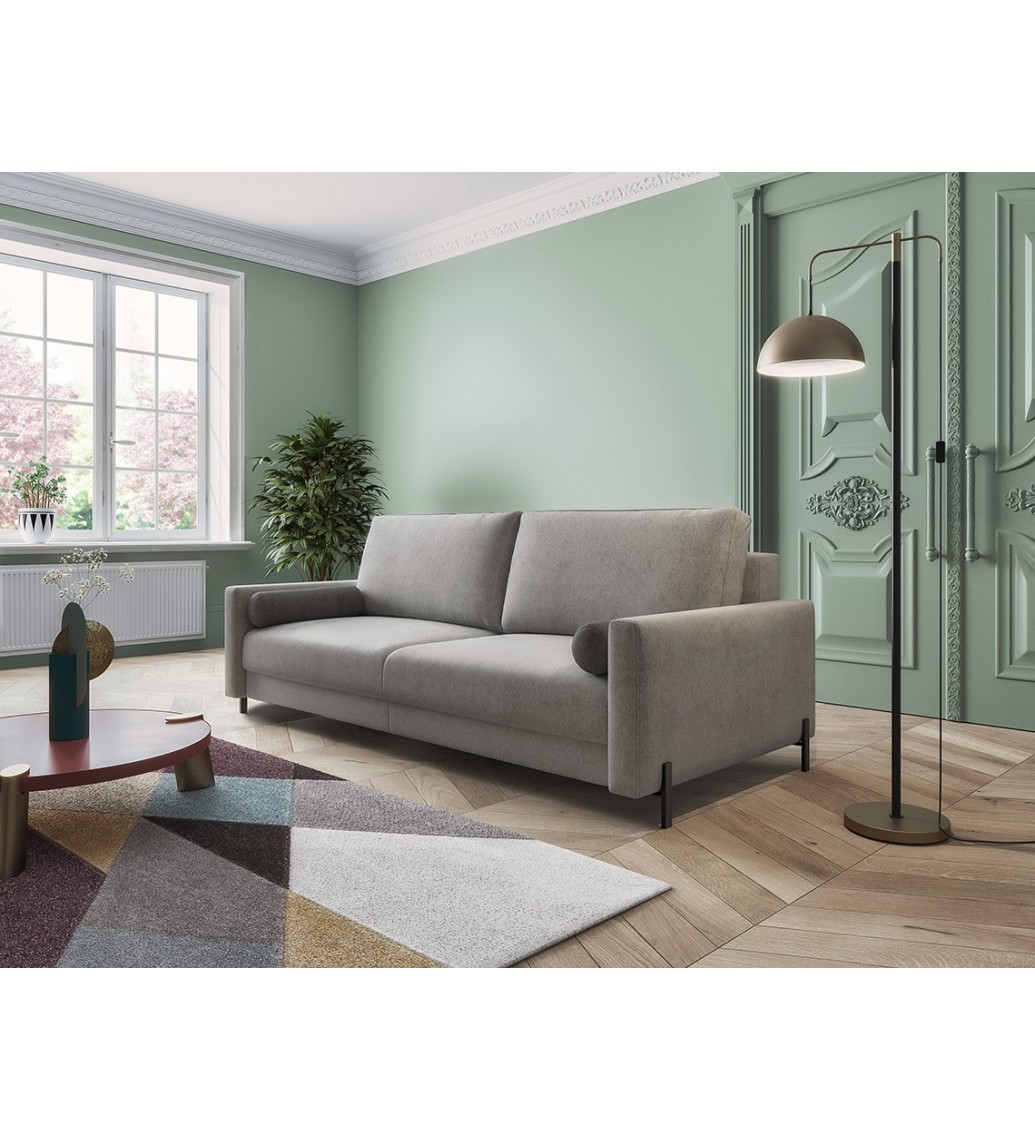 Sofa rozkładana NETTUNO 213 cm z funkcją spania do salonu w stylu nowoczesnym oraz klasycznym.
