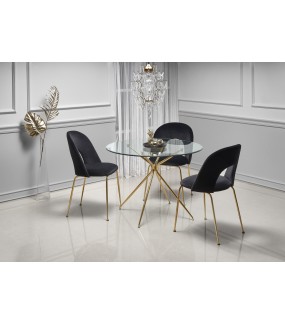 Stół sprawdzi się w aranżacji klasycznej, nowoczesnej oraz glamour.
