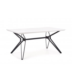 Stół PASCAL 160 cm biały do salonu w stylu nowoczesnym oraz klasycznym.