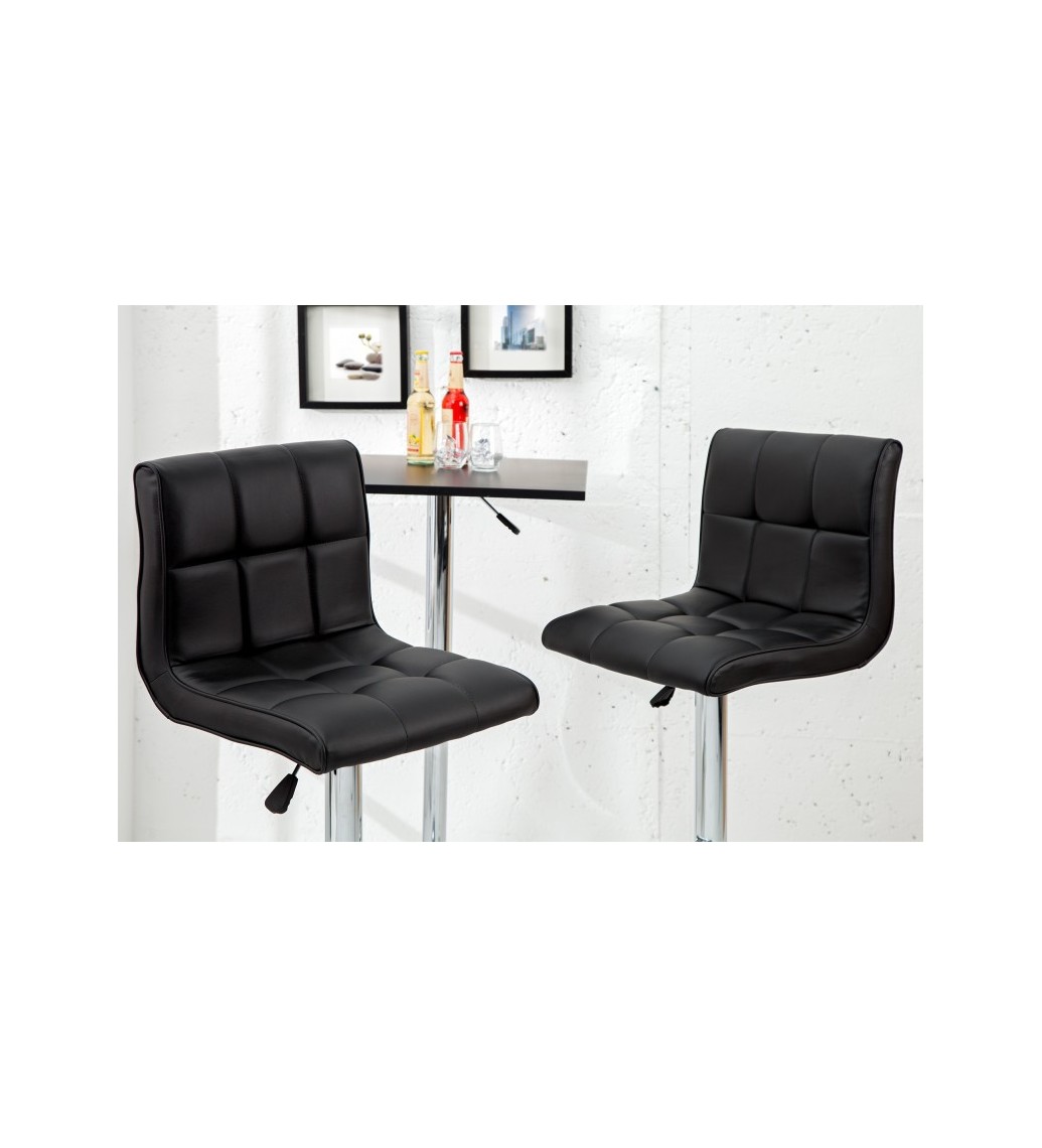 Krzesło barowe Modena 90-115cm czarne