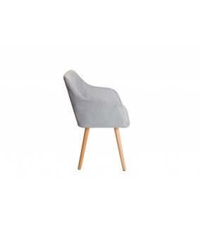 Krzesło z podłokietnikiem Scandinavia Armlehne jasnoszare