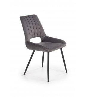 Przepiękne  Krzesło MARON szare do salonu w stylu nowoczesnym oraz klasycznym.