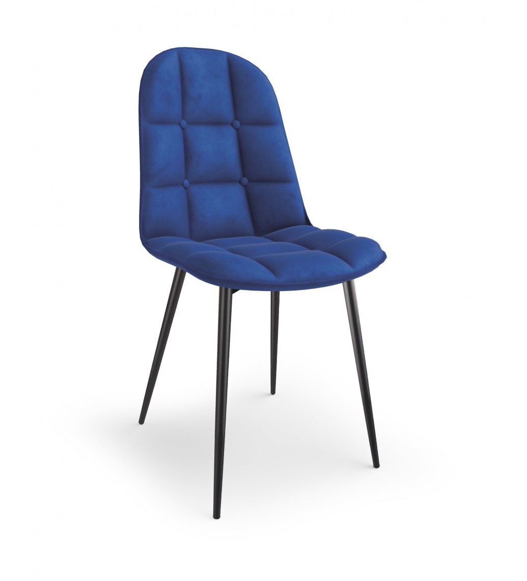 Przepiękne krzesło LAGUS granatowe do salonu w stylu nowoczesnym oraz klasycznym.