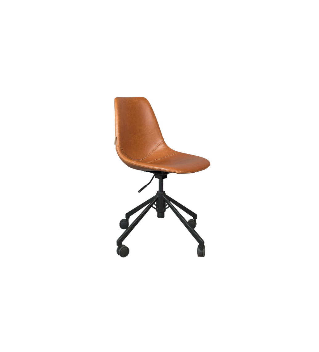 Fotel biurowy FRANKY brązowy