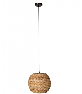 Lampa pleciona do salonu w stylu skandynawskim, minimalistycznym, boho lub eko.
