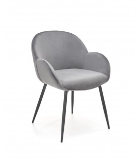 Przepiękne krzesło ZONDA szare do salonu w stylu nowoczesnym oraz klasycznym.