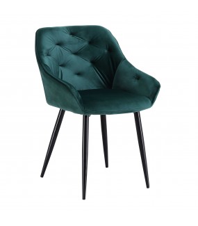 Świetne krzesło z podłokietnikami oraz ozdobnymi pikowaniami do salonu w stylu nowoczesnym oraz klasycznym.