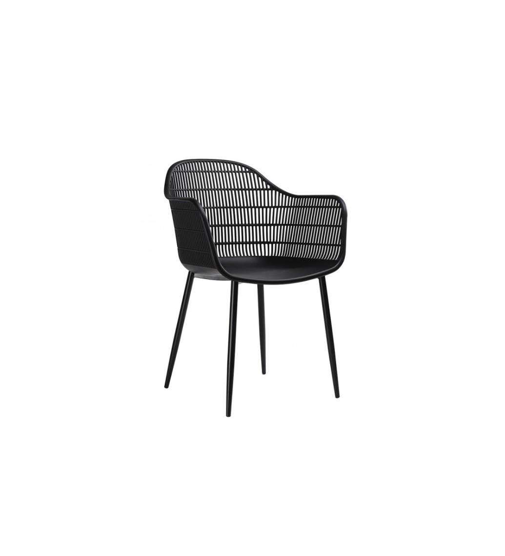 Krzesło Basket Arm czarne