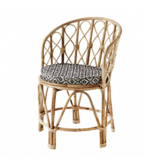 Krzesło bambusowe Bamboo z poduszką