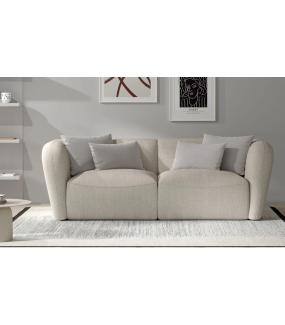 Sofa BAHAMA 214 cm  do salonu w stylu boho, eko oraz skandynawskim.