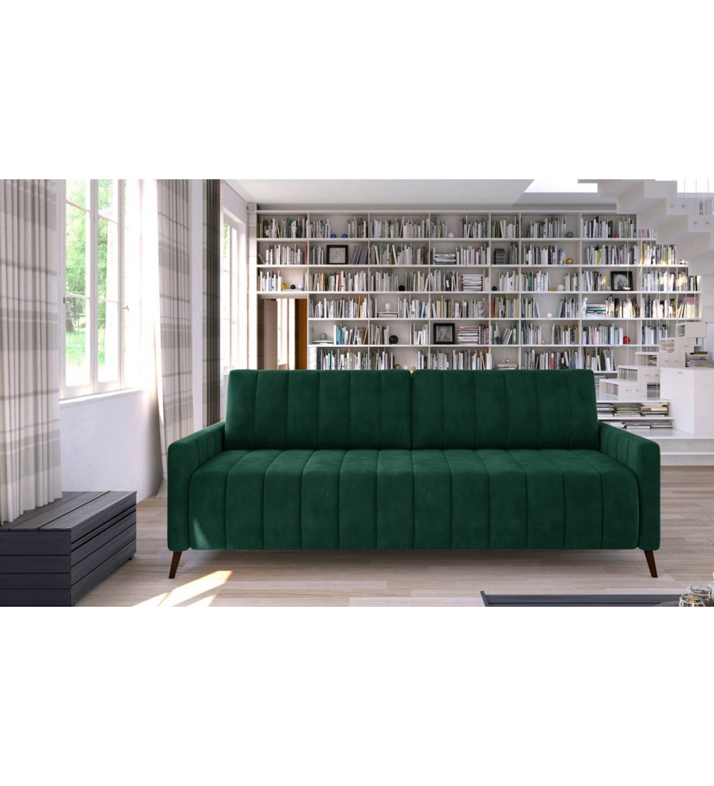 Przepiękna sofa do salonu urządzonego w stylu nowoczesnym.