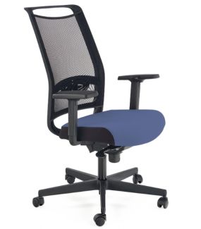 Komfortowy fotel biurowy GULIETTA niebieski całkowicie odmieni charakter pokoju, biura czy domowego gabinetu.