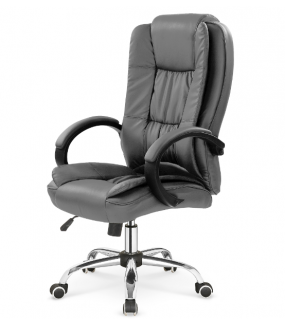 Fotel biurowy RELAX szary będzie pasował do aranżacji w stylu modern, nowoczesnym oraz industrialnym.