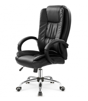 Fotel biurowy RELAX czarny będzie pasował do aranżacji w stylu modern, nowoczesnym oraz industrialnym.