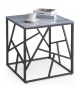 Stolik kawowy UNIVERSE II 55 cm w kolorze szarego marmuru to propozycja do wnętrz nowoczesnych, klasycznych, modern oraz glam.