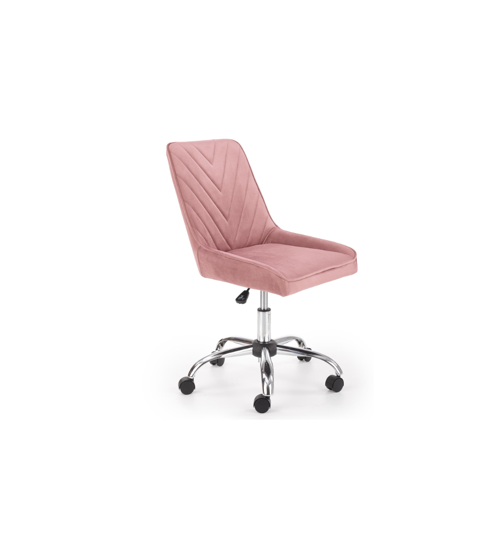 Fotel biurowy RICO różowy to propozycja do biura czy domowego gabinetu.