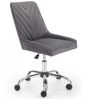 Fotel biurowy RICO szary to propozycja do wnętrz nowoczesnych, klasycznych, modern oraz glam.