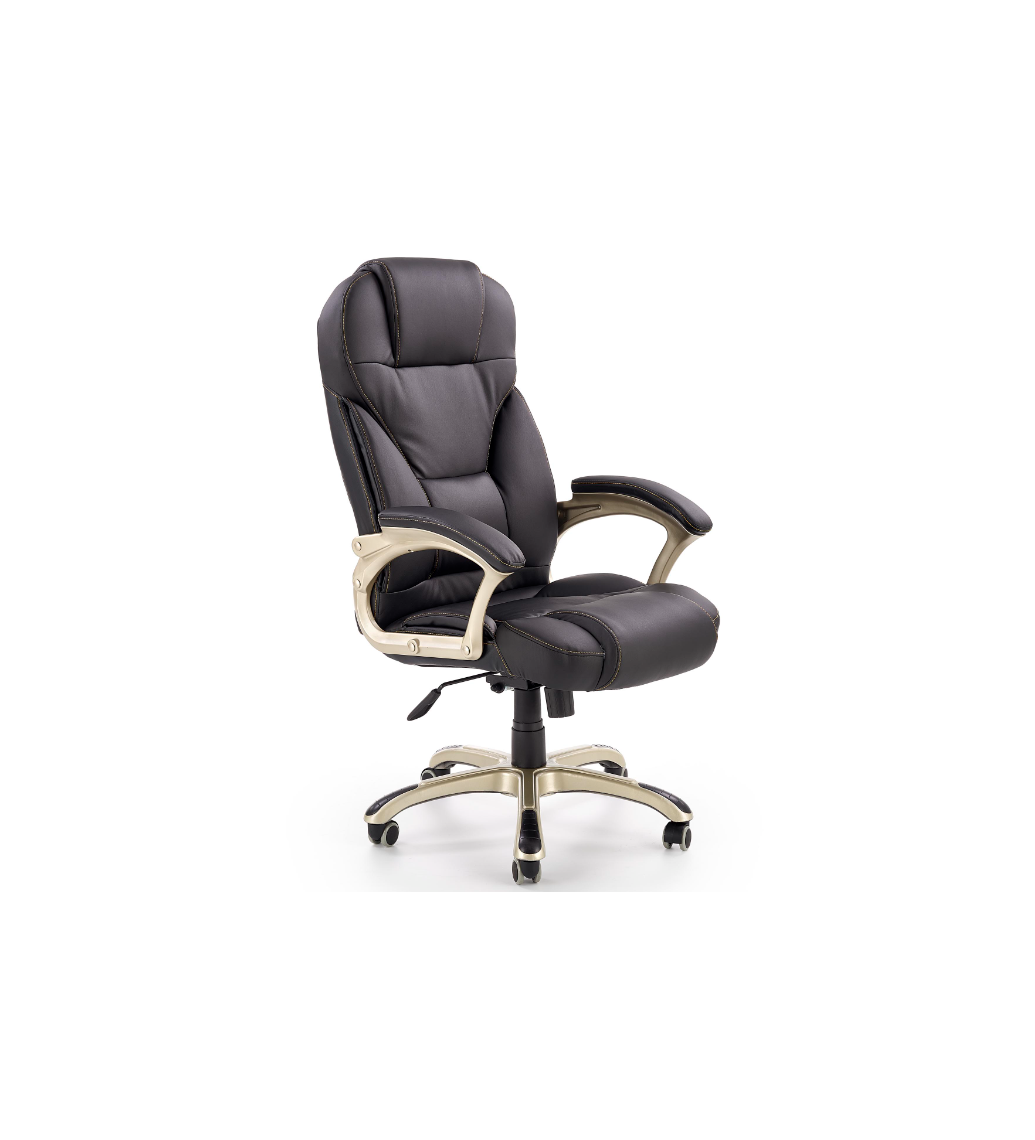 Fotel biurowy DESMOND czarny dopełni stylizacji wnętrza biura, gabinetu czy sali konferencyjnej.