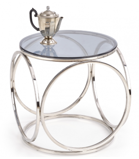 Stolik kawowy VENUS srebrny to propozycja do wnętrz nowoczesnych, klasycznych, modern oraz glam.