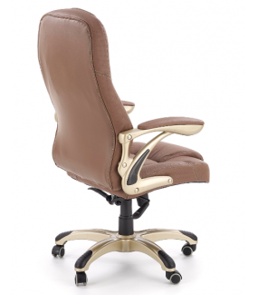 Fotel biurowy CARLOS brązowy to propozycja do wnętrz nowoczesnych, klasycznych czy modern.