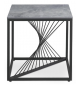 Stolik Kawowy INFINITY 2 55 cm sprawdzi się we wnętrzu zaaranżowanym w stylu skandynawskim, nowoczesnym, klasycznym czy glam.
