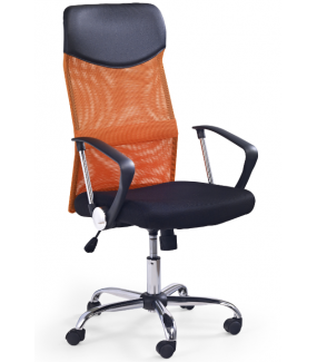 Wygodny fotel obrotowy VIRE pomarańczowy to propozycja do wnętrz nowoczesnych, klasycznych czy modern.
