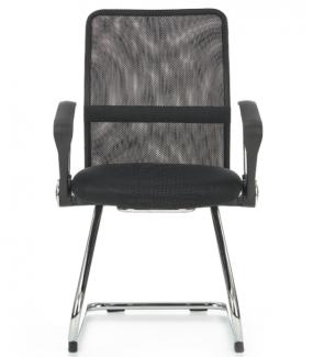 Fotel biurowy VIRE SKID czarny to propozycja do wnętrz nowoczesnych, klasycznych czy modern.