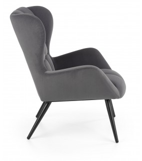 Fotel TYRION szary sprawdzi się w stylu klasycznym, nowoczesnym, retro, skandynawskim, glamour oraz industrialnym.