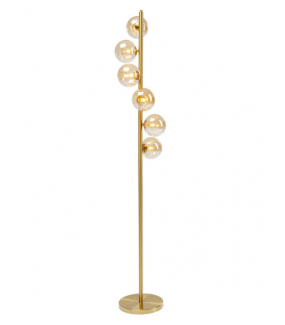 Lampa podłogowa SCALA BALLS 160 cm złota sprawdzi się do salonu, pokoju dziennego.