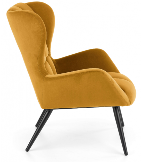 Fotel TYRION żółty sprawdzi się w stylu klasycznym, nowoczesnym oraz Glamour.