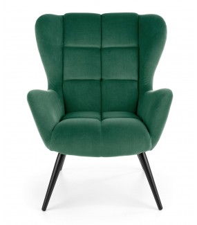 Fotel TYRION zielony przepięknie zaaranżuje wnętrza salonu, sypialni oraz eleganckich restauracji czy hoteli