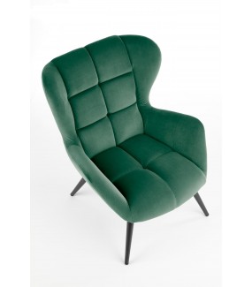 Fotel TYRION zielony przepięknie zaaranżuje wnętrza salonu, sypialni oraz eleganckich restauracji czy hoteli