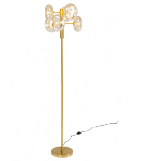 Lampa podłogowa HEADLIGHT 43 cm złota sprawdzi się w stylu klasycznym, nowoczesnym, modern oraz glamour.
