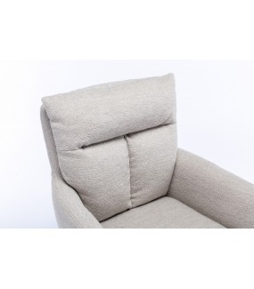 Krzesło ASTRID z obrotowym siedziskiem beżowe sprawdzi się w aranżacji nowoczesnej, klasycznej, glam czy skandynawskiej.