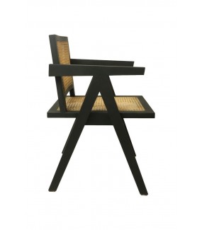 Krzesło ogrodowe MUSANG z podłokietnikami do salonu oraz jadalni w stylu boho, eko oraz skandynawskim.