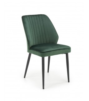 Stylowe krzesło ALABAMA zielone sprawdzi się w stylu klasycznym, modern, nowoczesnym