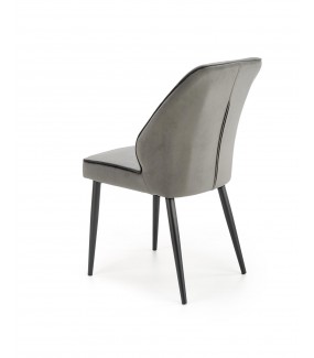 Krzesło ALABAMA szare sprawdzi się w stylu klasycznym, modern, nowoczesnym