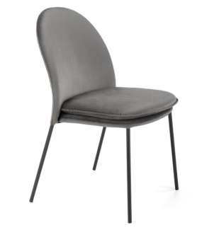 Krzesło FALLON szare idealnie sprawdzi się w salonie, pokoju dziennym, kuchni oraz jadalni