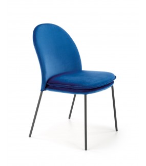 Krzesło FALLON niebieskie sprawdzi się w stylu klasycznym, modern, nowoczesnym