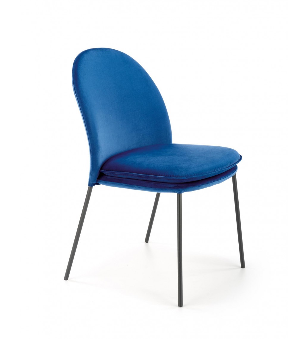 Krzesło FALLON niebieskie sprawdzi się w stylu klasycznym, modern, nowoczesnym