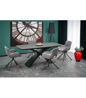 Stół rozkładany SILVESTRO szary sprawdzi się w stylu sprawdzi się w stylu klasycznym, nowoczesnym oraz minimalistycznym.