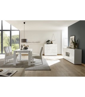Komoda MIRO 180 cm biała świetnie sprawdzi się w salonie czy pokoju w stylu modern czy nowoczesnym