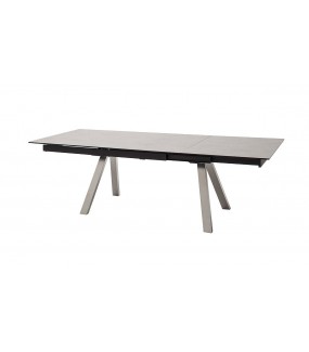Stół rozkładany TOBAGO II 180 cm - 260 cm ceramika jasnoszary do salonu oraz jadalni.