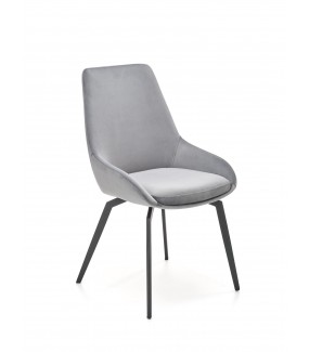 Krzesło OKLAHOMA szare świetnie sprawdzi się w stylu nowoczesnym, klasycznym, vintage