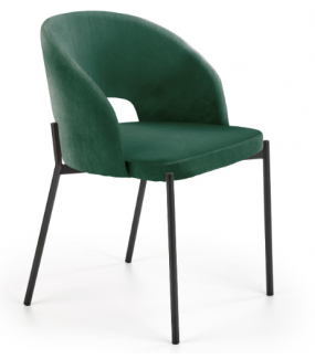 Krzesło BALTIMOR zielone świetnie sprawdzi się w stylu nowoczesnym, klasycznym, vintage