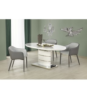 Stół rozkładany ASPEN 140 cm - 180 cm biały świetnie sprawdzi się w salonie, pokoju, jadalni czy kuchni.